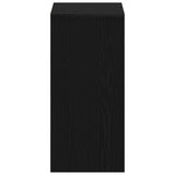 Desk with Shelf Black Oak 102.5 x 35 x 75 cm Engineered wood - Close-Up Angle