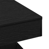 Coffee Table Black Oak 57 x 57 x 30 cm Engineered wood - Low Angle