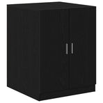 Washing Machine Cabinet Black Oak 70,5 x 71,5 x 91,5 cm