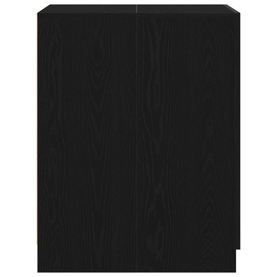 Washing Machine Cabinet Black Oak 70,5 x 71,5 x 91,5 cm