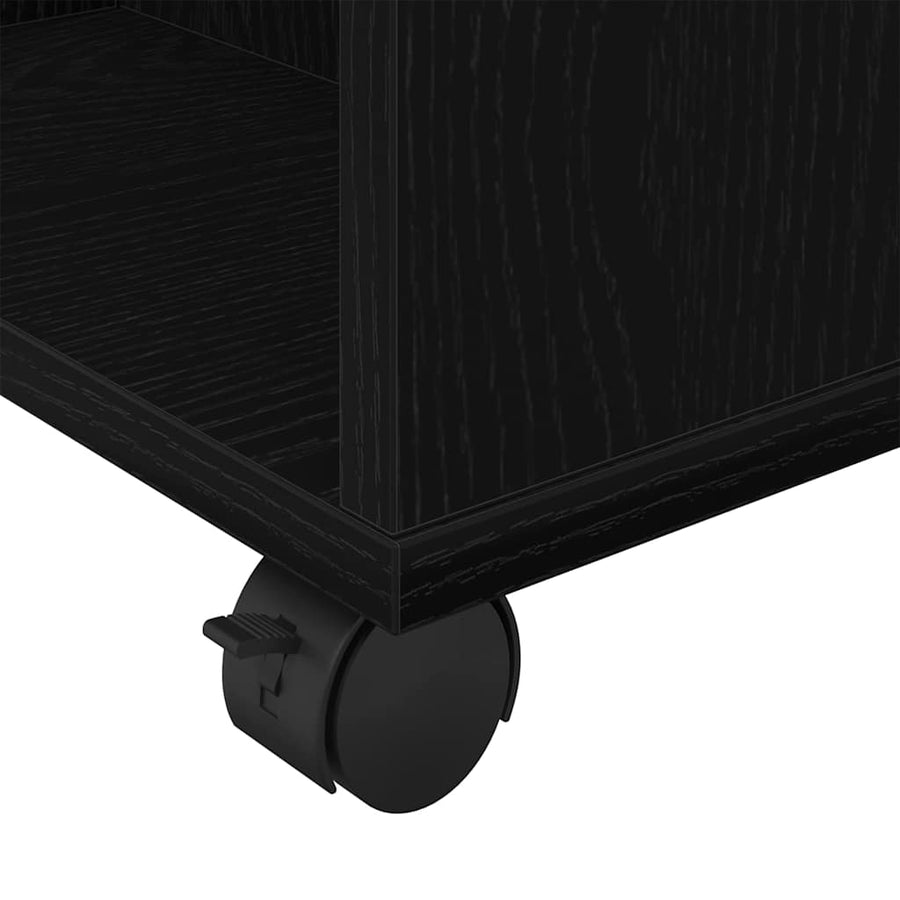 Storage Cabinet 60 x 53 x 72,5 cm Engineered Wood Black Oak