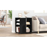 Storage Cabinet Black Oak 60 x 53 x 72,5 cm Engineered Wood