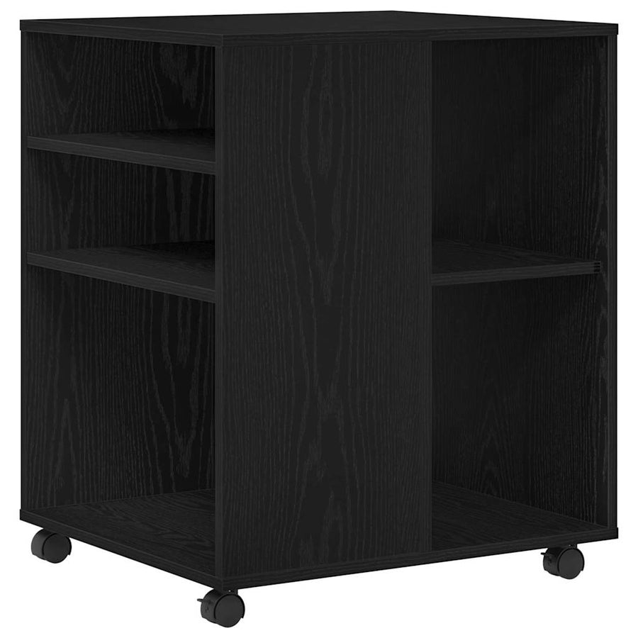 Storage Cabinet 60 x 53 x 72,5 cm Engineered Wood Black Oak