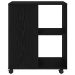 Storage Cabinet 60 x 53 x 72,5 cm Engineered Wood Black Oak