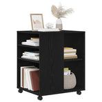 Storage Cabinet 60 x 53 x 72,5 cm Engineered Wood Black Oak