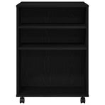 Storage Cabinet 60 x 53 x 72,5 cm Engineered Wood Black Oak