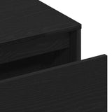 Hall Bench Black Oak 80 x 40 x 45 cm Engineered Wood - Extra Image