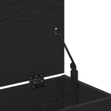 Shoe Bench with Shelf Black Oak 60 x 30 x 45 cm Engineered Wood - Extra Image