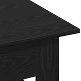 Coffee Table Black oak 102 x 55 x 42 cm Engineered wood - Low Angle
