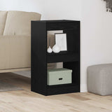 Book Cabinet Black oak 40 x 30 x 71.5 cm Engineered Wood - Top-Down View