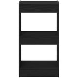 Book Cabinet Black Oak 40 x 30 x 71,5 cm Engineered Wood - 45-Degree Angle