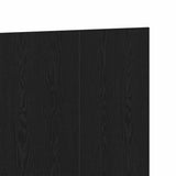 Headboard Black Oak 160 x 1.5 x 80 cm Engineered Wood - Rear View
