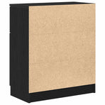 Sideboard Black Oak 60 x 30 x 70 cm Engineered Wood