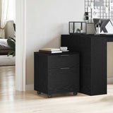 File Cabinet Black Oak 45 x 38 x 54 cm Engineered Wood - Top-Down View