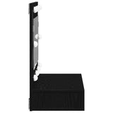 Mirror Cabinet Black Oak 90 x 31,5 x 62 cm Engineered Wood