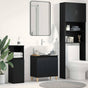 Bathroom Sink Cabinet Black Oak 58 x 33 x 60 cm Engineered Wood