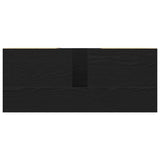Bathroom Sink Cabinet Black Oak 80 x 33 x 60 cm Engineered Wood