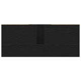 Sink cabinet Black oak 80 x 33 x 60 cm Engineered Wood - Extra Image