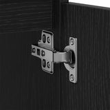 Sink cabinet Black oak 80 x 33 x 60 cm Engineered Wood - Extra Image