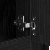 Sideboard Black Oak 102 x 35 x 55 cm Engineered Wood - Extra Image