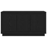 Sideboard Black Oak 102 x 35 x 55 cm Engineered Wood