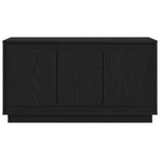 Sideboard Black Oak 102 x 35 x 55 cm Engineered Wood