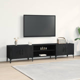TV Cabinet 180 x 31,5 x 40 cm Black Oak Engineered Wood