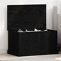 Storage Box Black oak 70 x 40 x 38 cm Engineered Wood