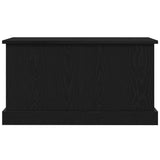 Storage Box Black oak 70 x 40 x 38 cm Engineered Wood