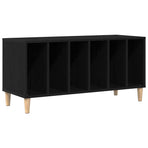 Record Cabinet Black Oak 100 x 38 x 48 cm Engineered Wood