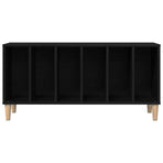 Record Cabinet Black Oak 100 x 38 x 48 cm Engineered Wood