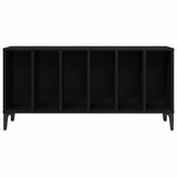 Record Cabinet Black Oak 100 x 38 x 48 cm Engineered Wood