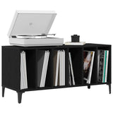 Record Cabinet Black Oak 100 x 38 x 48 cm Engineered Wood