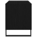 Record Cabinet Black Oak 85 x 38 x 48 cm Engineered Wood