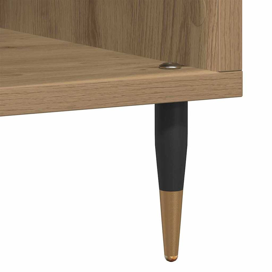 Record Cabinet Artisan oak 100 x 38 x 48 cm Engineered Wood