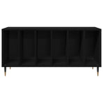 Record Cabinet Black Oak 100 x 38 x 48 cm Engineered Wood