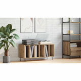 Record Cabinet Artisan oak 100 x 38 x 48 cm Engineered Wood - Low Angle