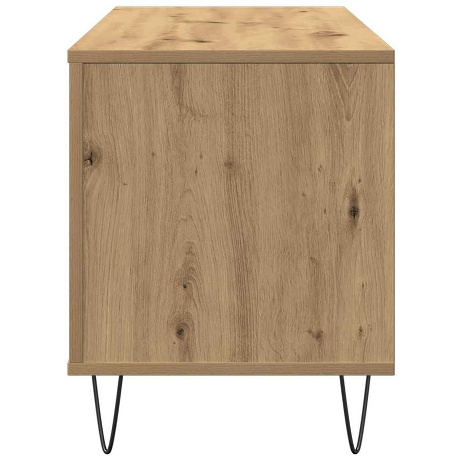Record Cabinet Artisan oak 100 x 38 x 48 cm Engineered Wood