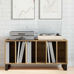 Record Cabinet Artisan oak 100 x 38 x 48 cm Engineered Wood