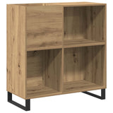 Record Cabinet Artisan oak 84,5 x 38 x 89 cm Engineered Wood - Front View