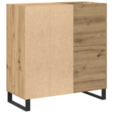 Record Cabinet Artisan oak 84,5 x 38 x 89 cm Engineered Wood - Close-Up Angle