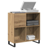 Record Cabinet Artisan oak 84,5 x 38 x 89 cm Engineered Wood