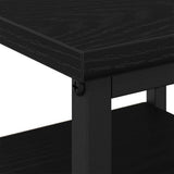 Bedside Cabinet 2 pcs Black Oak 34 x 36 x 50 cm Engineered Wood