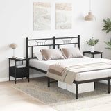 Bedside Cabinet with Drawer 2 pcs Black oak 34 x 36 x 50 cm