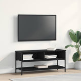 TV Cabinet Black oak 100 x 35 x 45 cm Engineered wood