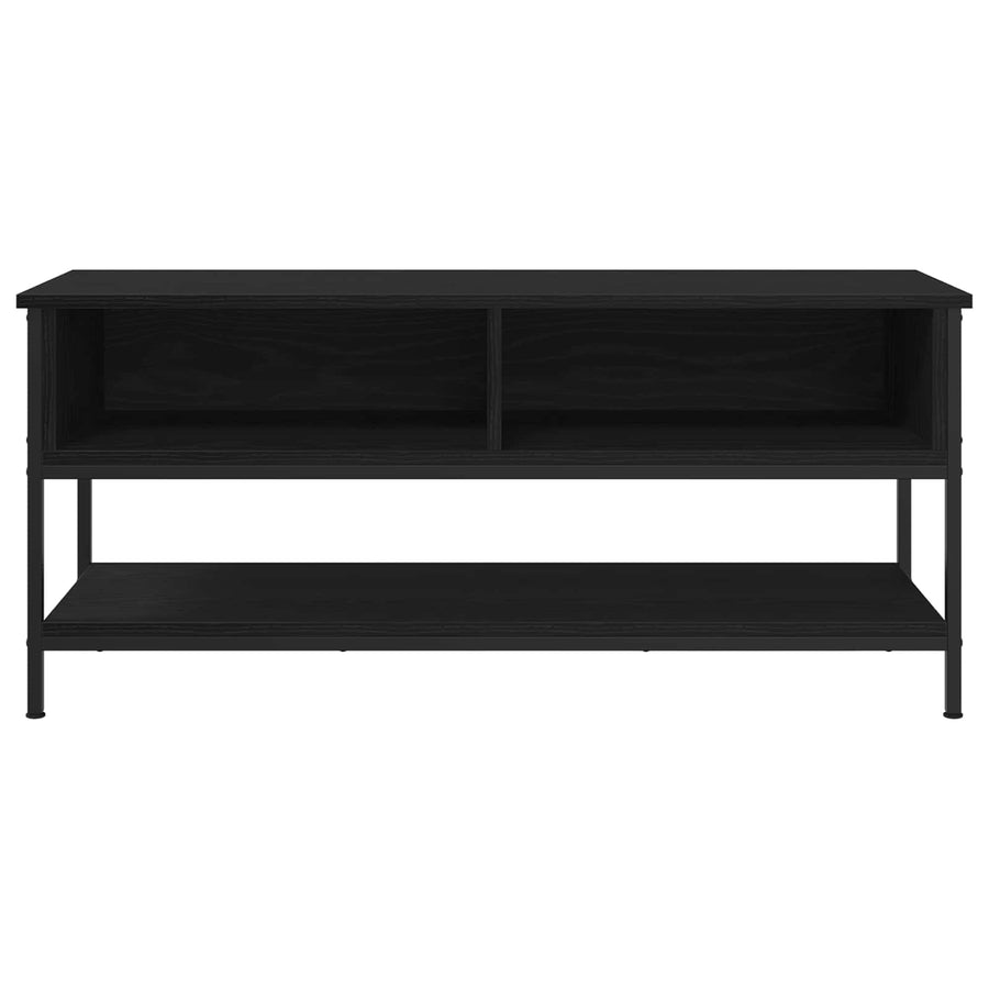 TV Cabinet Set 100 x 35 x 45 cm Black Oak Engineered Wood