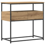 Console Table Artisan Oak 75 x 40 x 75 cm Engineered Wood