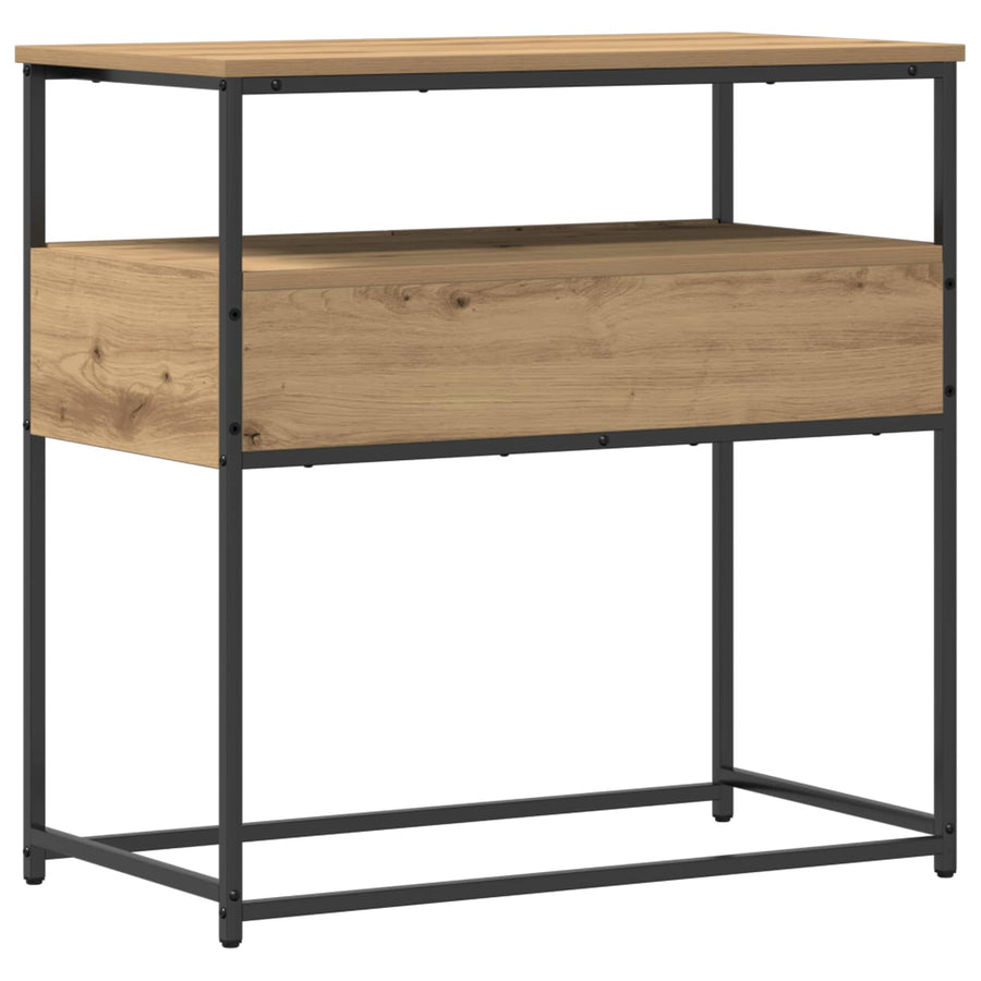 Console Table Artisan Oak 75 x 40 x 75 cm Engineered Wood
