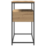 Console Table Artisan Oak 75 x 40 x 75 cm Engineered Wood