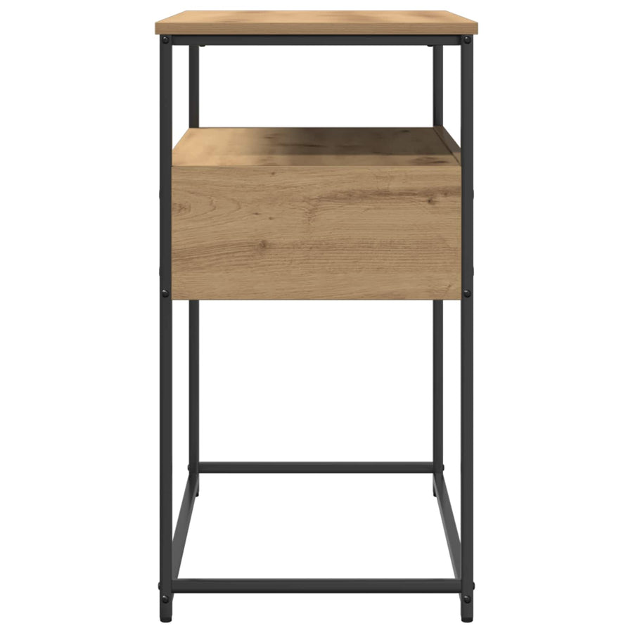 Console Table Artisan Oak 75 x 40 x 75 cm Engineered Wood